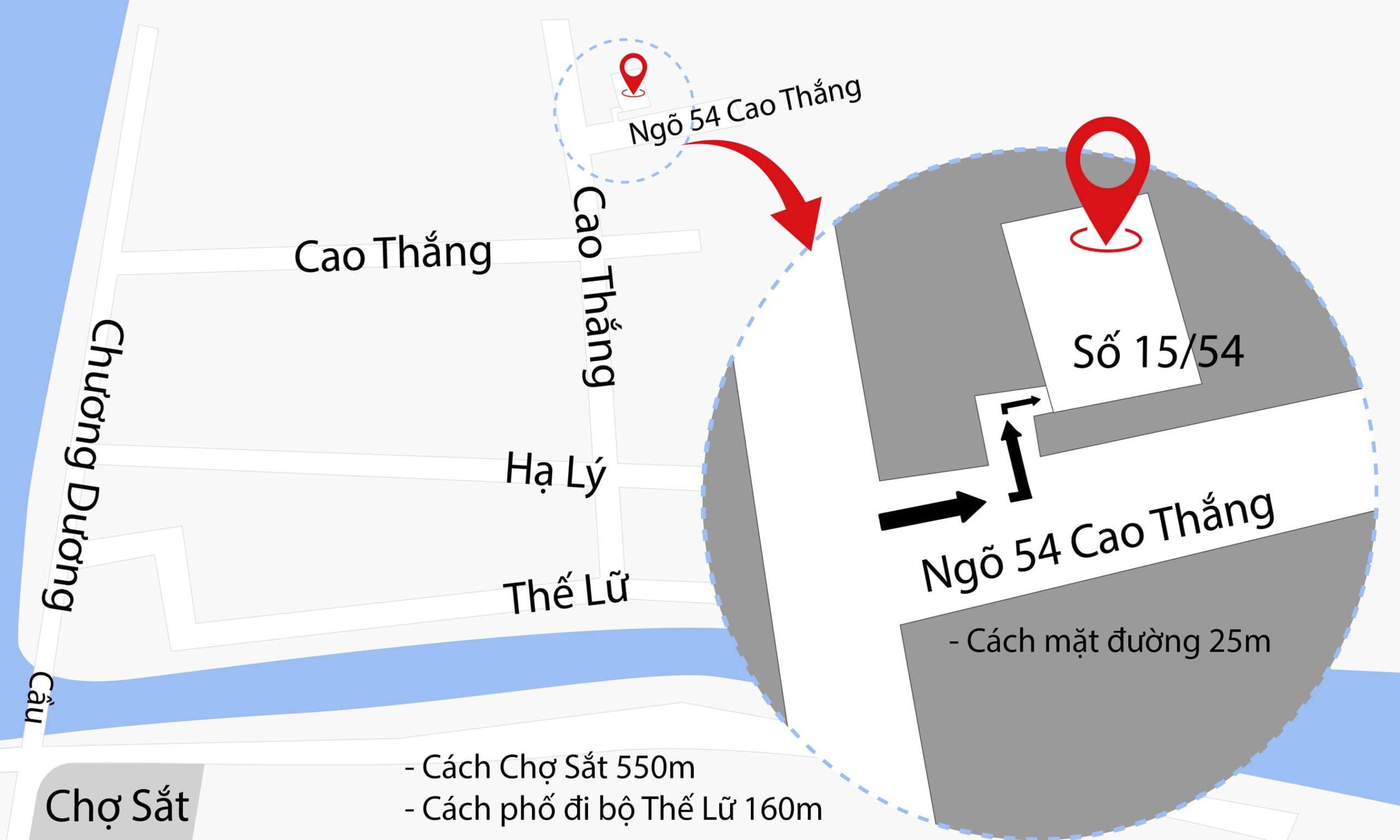 bản đồ hướng dẫn Lều Vịt Homestay Hải Phòng