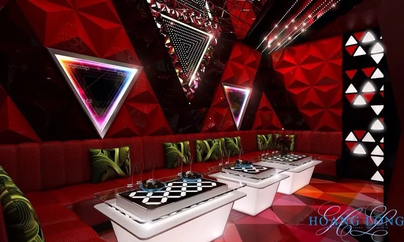 Phòng hát sang trọng tại Hải Long Karaoke - top 8 quán karaoke Hải Phòng