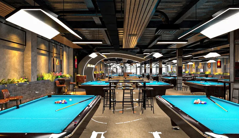 Không gian rộng rãi luôn được ưu tiên khi chọn quán Billiards