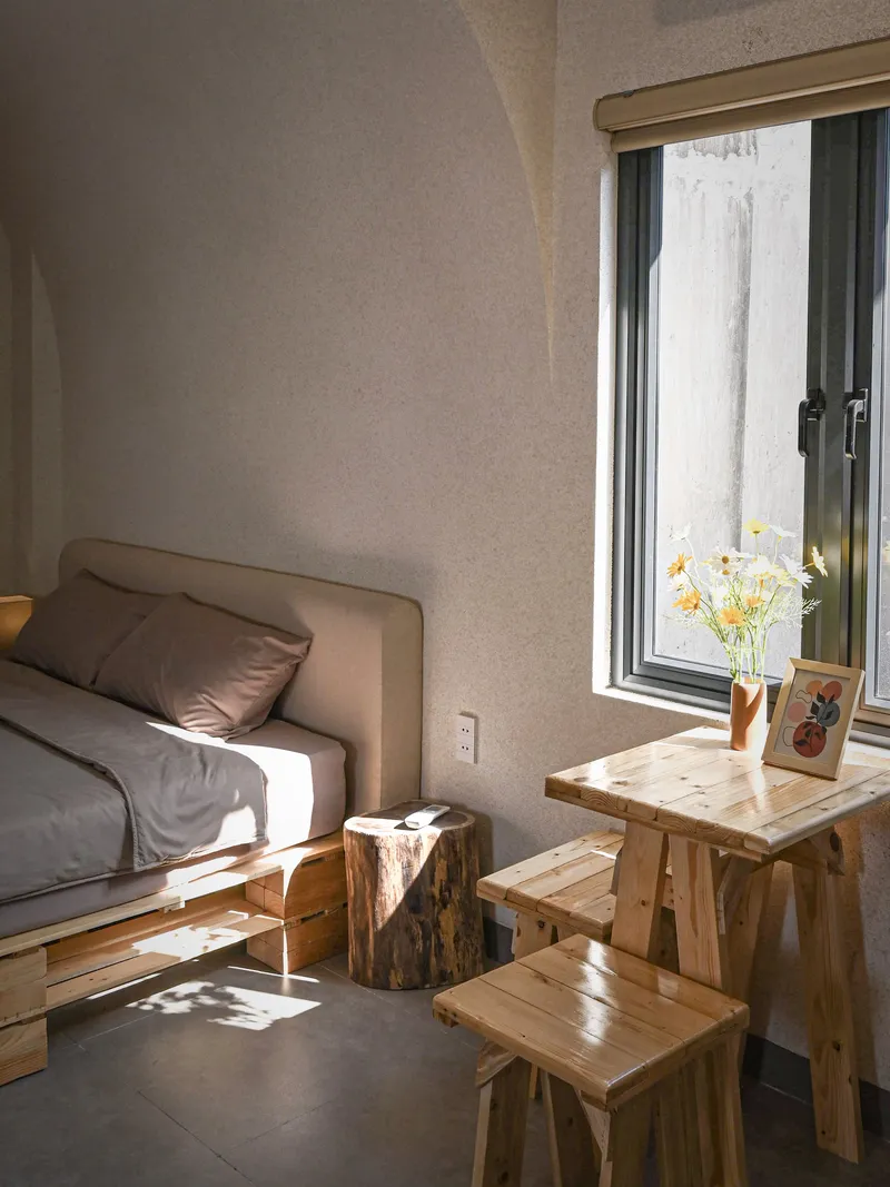 Phòng Lều Vị Đất với không gian nhẹ nhàng cùng nắng vàng ấm áp